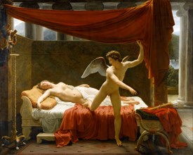 Cupid and Psyche. Artist: Picot, François-Édouard (1786-1868)