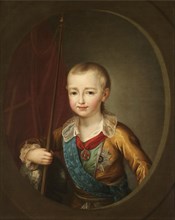 Portrait of Grand Duke Alexander Pavlovich (Alexander I) as Child. Artist: Levitsky, Dmitri Grigorievich (1735-1822)