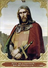 Guy of Lusignan, King of Jerusalem and Cyprus. Artist: Picot, François-Édouard (1786-1868)