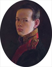 Portrait of the Crown prince Alexander Nikolayevich (1818-1881). Artist: Dawe, George (1781-1829)