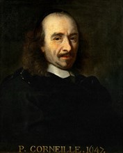 Portrait of Pierre Corneille (1606-1684). Artist: Le Brun, Charles (1619-1690)