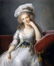Louise Marie Adélaïde de Bourbon-Penthièvre, Duchess of Orléans. Artist: Vigée-Lebrun, Marie Louise Elisabeth (1755-1842)