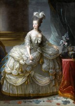 Portrait of Queen Marie Antoinette of France (1755-1793). Artist: Vigée-Lebrun, Marie Louise Elisabeth (1755-1842)