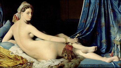 La Grande Odalisque. Artist: Ingres, Jean Auguste Dominique (1780-1867)