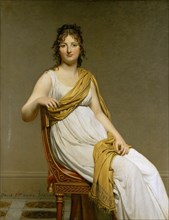 Portrait of Madame Raymond de Verninac, née Henriette Delacroix. Artist: David, Jacques Louis (1748-1825)