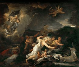The Hunt of Diana. Artist: Giordano, Luca (1632-1705)