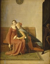 Paolo and Francesca. Artist: Ingres, Jean Auguste Dominique (1780-1867)