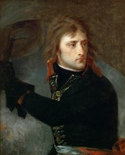 Napoleon Bonaparte at the Pont d'Arcole. Artist: Gros, Antoine Jean, Baron (1771-1835)