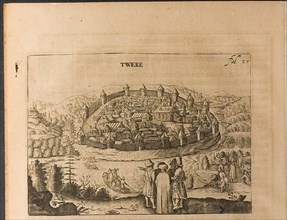 Tver (Illustration from Travels to the Great Duke of Muscovy and the King of Persia by Adam Oleari Artist: Rothgiesser, Christian Lorenzen (?-1659)