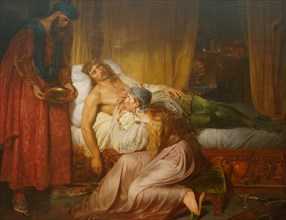The sacrifice of Sibylla of Jerusalem. Artist: Auvray, Félix (1800-1833)