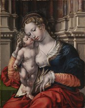 Virgin and child. Artist: Gossaert, Jan (ca. 1478-1532)