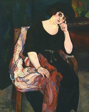 Portrait of Madame Zamaron. Artist: Valadon, Suzanne (1865-1938)