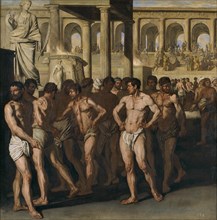 Gladiators. Artist: Falcone, Aniello (1600/7-1665)