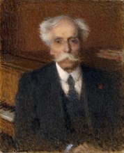 Portrait of Gabriel Fauré (1845-1924). Artist: Laurent, Ernest (1859-1929)