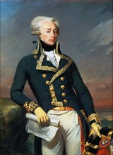 Portrait of Gilbert Motier the Marquis De La Fayette (1757-1834), as a Lieutenant General, 1791. Artist: Court, Joseph-Désiré (1797-1865)