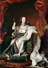 Louis XIV, King of France (1638-1715). Artist: Rigaud, Hyacinthe François Honoré (1659-1743)