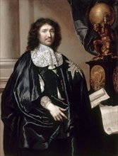 Portrait of Jean-Baptiste Colbert (1619-1683). Artist: Lefèbvre, Claude (1632-1675)