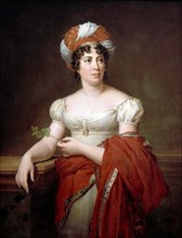 Portrait of the author Baronne Anne Louise Germaine de Staël (1766-1817). Artist: Gérard, François Pascal Simon (1770-1837)