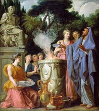 Sacrifice to Jupiter. Artist: Coypel, Noël (1628-1707)