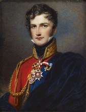 Leopold I, King of the Belgians (1790-1865). Artist: Newton, William John (1785-1869)