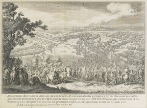 The Battle of Poltava on 27 June 1709. Artist: Larmessin, Nicolas de, II (1684-1755)