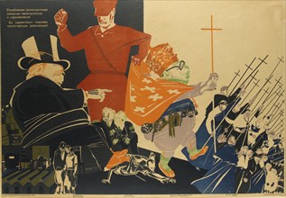 We shall expose the anti-Soviet plans of the imperialists and and ecclesiastical intrigues!. Artist: Moor, Dmitri Stachievich (1883-1946)