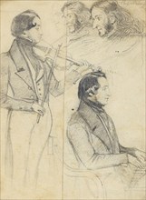 Niccolò Paganini (1782-1840). Artist: Anonymous