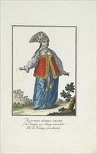 A Maiden from Kaluga in Festive Dress. Artist: Georgi, Johann Gottlieb (1729-1802)