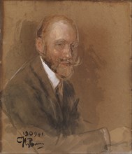 Portrait of the Playwright Prince Vladimir Vladimirovich Bariatinsky (1874-1941). Artist: Repin, Ilya Yefimovich (1844-1930)