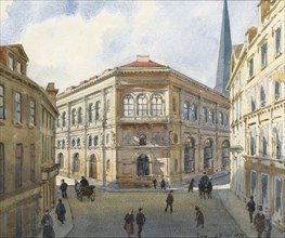 View of the Riga Stock Exchange. Artist: Benois, Albert Nikolayevich (1852-1936)