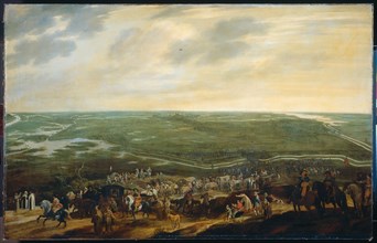 The defeated Spanish garrison leaving 's-Hertogenbosch, 17 September 1629. Artist: Hillegaert, Paulus van (1596-1640)