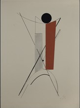 Proun. Artist: Lissitzky, El (1890-1941)