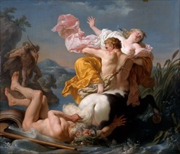 The Abduction of Deianeira by the Centaur Nessus. Artist: Lagrenée, Louis-Jean-François (1725-1805)