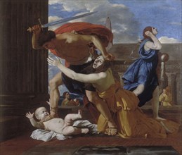 The Massacre of the Innocents. Artist: Poussin, Nicolas (1594-1665)