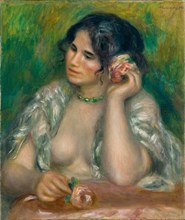 Gabrielle à la rose. Artist: Renoir, Pierre Auguste (1841-1919)