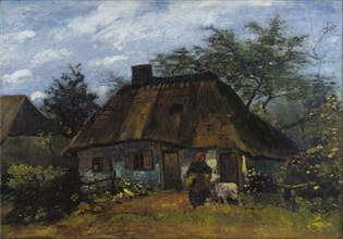 Farmhouse in Nuenen (La Chaumière). Artist: Gogh, Vincent, van (1853-1890)