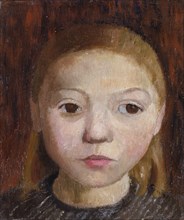 Head of a Girl. Artist: Modersohn-Becker, Paula (1876-1907)