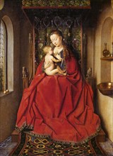 The Lucca Madonna. Artist: Eyck, Jan van (1390-1441)