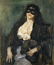 The Black Mask. Artist: Corinth, Lovis (1858-1925)