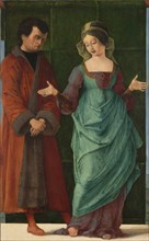 Portia and Brutus. Artist: Ercole de' Roberti (ca 1450-1496)