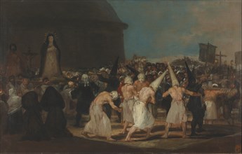A Procession of Flagellants. Artist: Goya, Francisco, de (1746-1828)