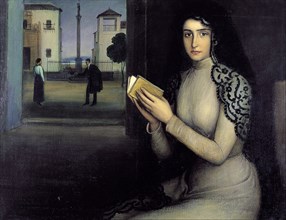 Nieves. Artist: Romero de Torres, Julio (1874-1930)