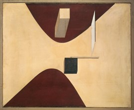 Proun P23, no. 6. Artist: Lissitzky, El (1890-1941)