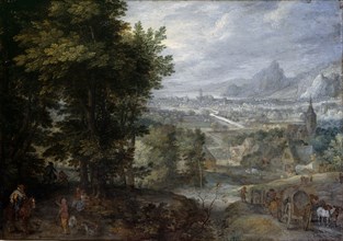 A Wooded Landscape. Artist: Brueghel, Jan, the Elder (1568-1625)