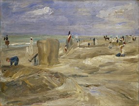 Beach at Noordwijk. Artist: Liebermann, Max (1847-1935)
