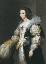 Portrait of Maria de Tassis (1611-1638). Artist: Dyck, Sir Anthony van (1599-1641)