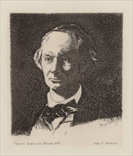 Portrait of the poet Charles Baudelaire (1821-1867). Artist: Manet, Édouard (1832-1883)