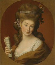 Portrait of Princess Izabela Elzbieta Potocka, née Lubomirska (1736-1816). Artist: Batoni, Pompeo Girolamo (1708-1787)