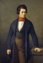 Portrait of Leconte de Lisle (1818-1894). Artist: Millet, Jean-François (1814-1875)