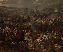 The Battle of Vienna on 12 September 1683. Artist: Casteels, Pauwels (active ca 1649-1680)
